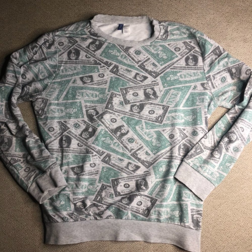 H&M Money Sweatshirt